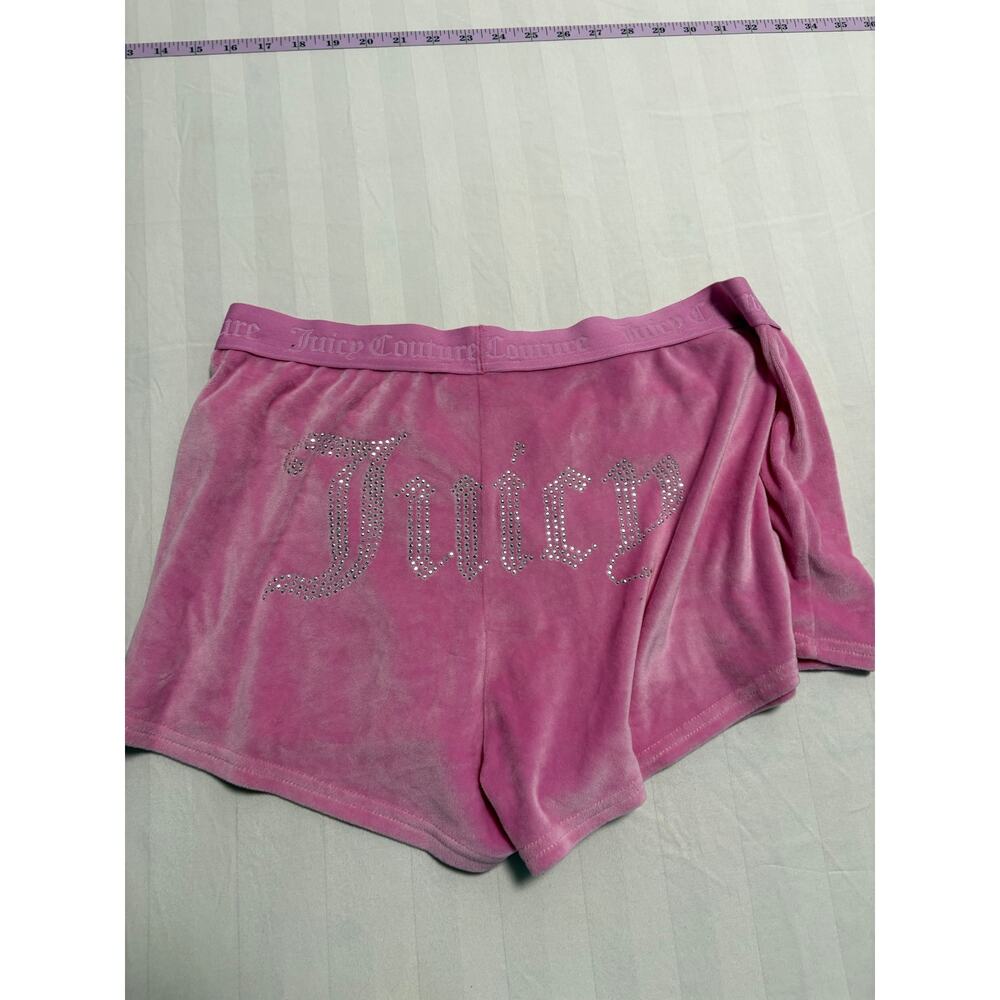 Juicy Couture Velour Sleep Shorts Pink Large